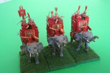 Elefanti Africani e Serventi Romani della Victrix